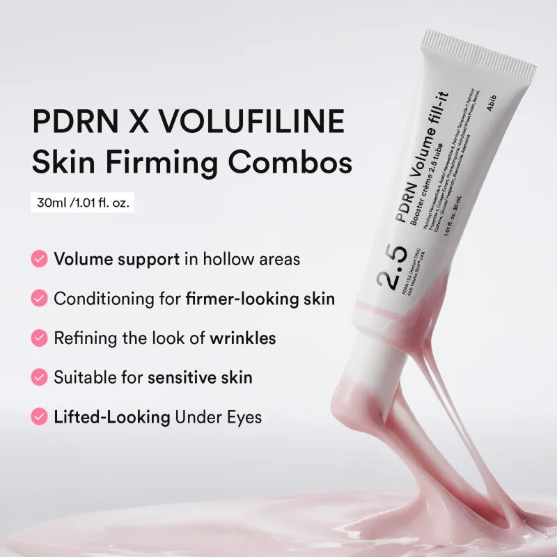 Abib PDRN 2.5 Tube Volume fill-it Booster Crème obnovitveni booster za obraz proti znakom staranja 30 ml