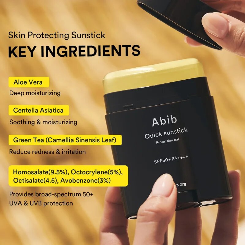 Abib Quick Sunstick Protection Bar krema za sončenje v paličici z vlažilnim učinkom SPF 50+ 22 g