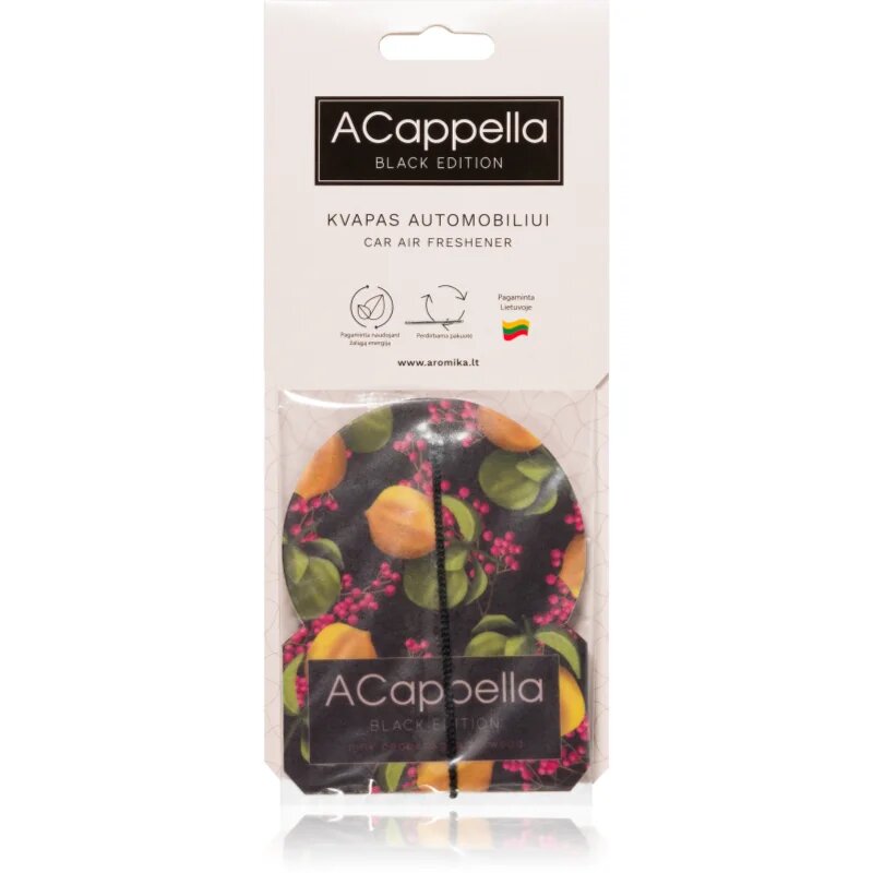 ACappella Black Edition Pink Pepper osvežilec zraka 1 kos