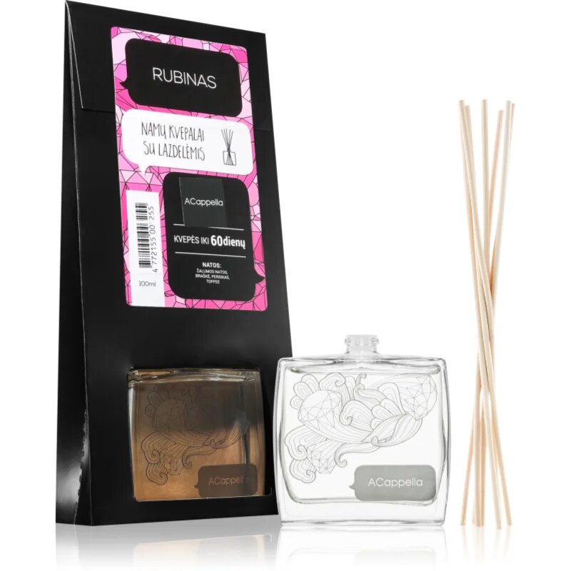 ACappella Rubinas aroma difuzor s polnilom 100 ml