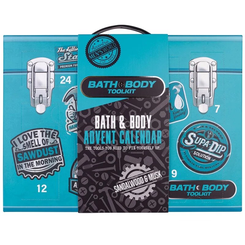 Accentra BATH and BODY TOOLKIT adventni koledar za moške