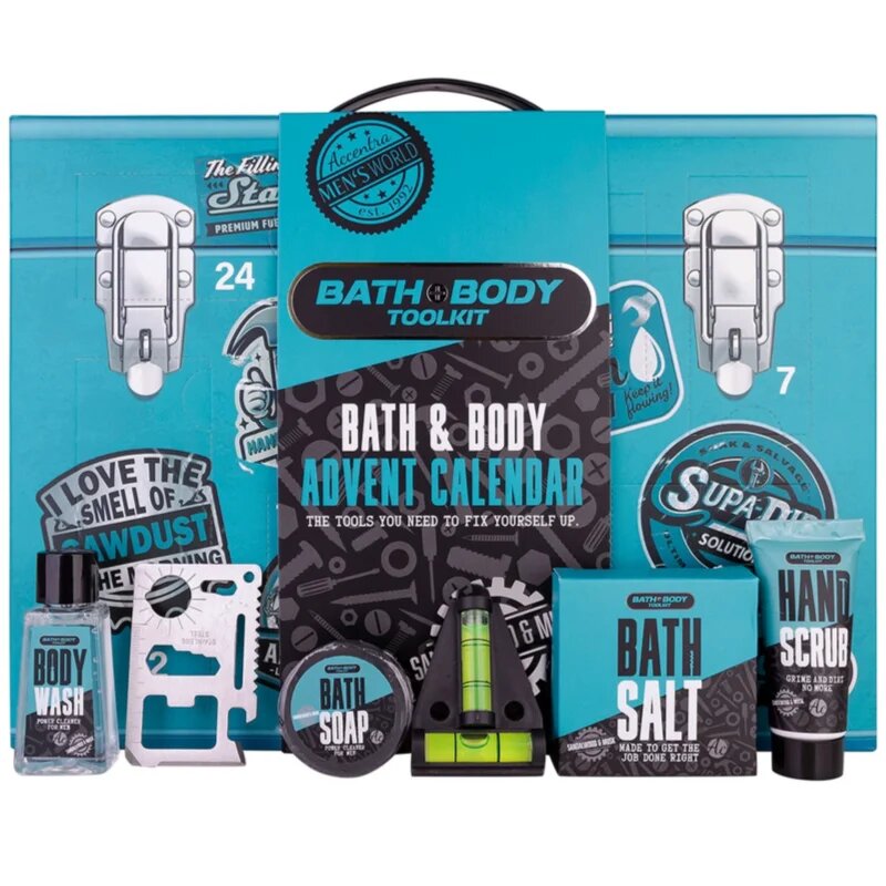Accentra BATH and BODY TOOLKIT adventni koledar za moške