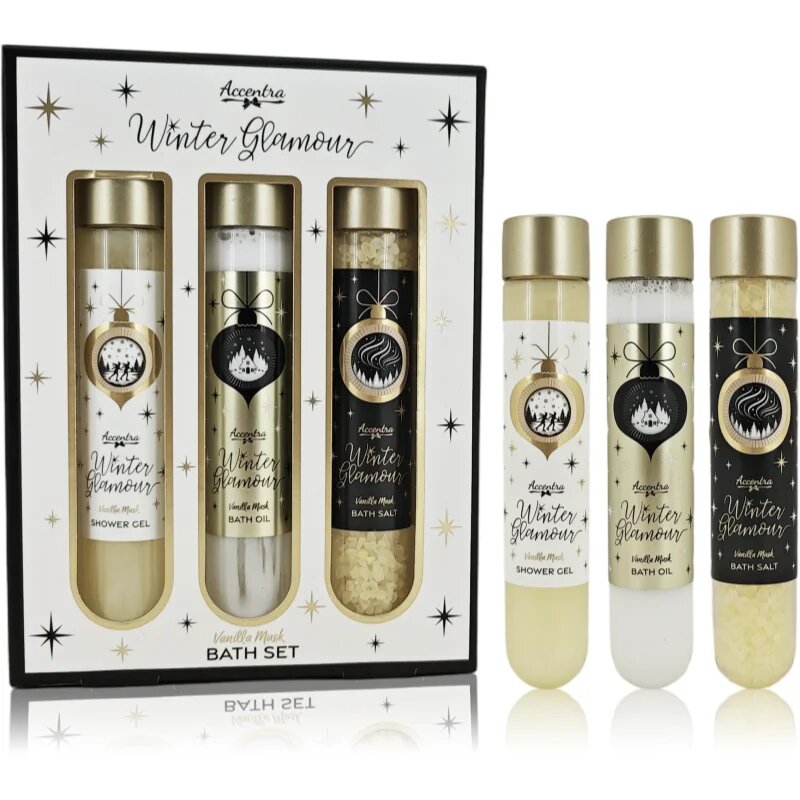 Accentra Bath Set Vanilla & Musk darilni set za kopel