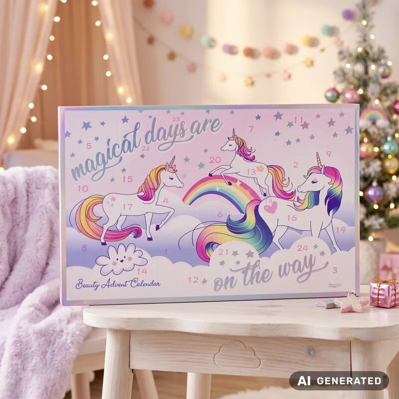 Accentra Beauty Advent Calendar Unicorn adventni koledar za otroke