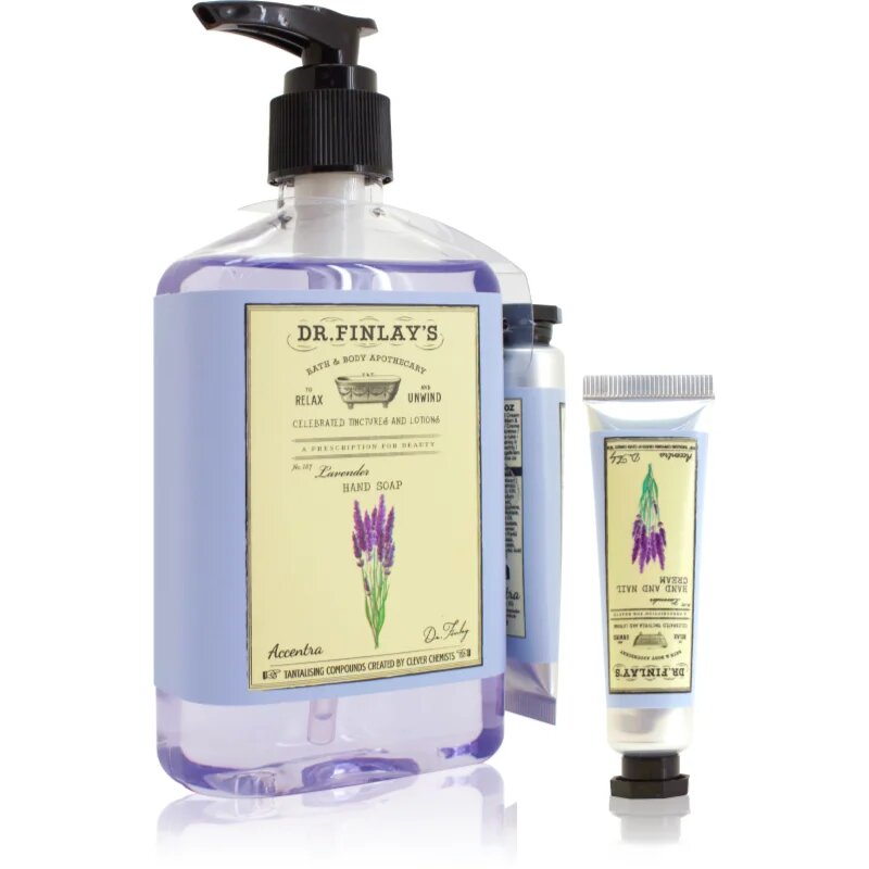 Accentra Dr. Finlay´s Set darilni set za roke z vonjem Lavender 2 kos