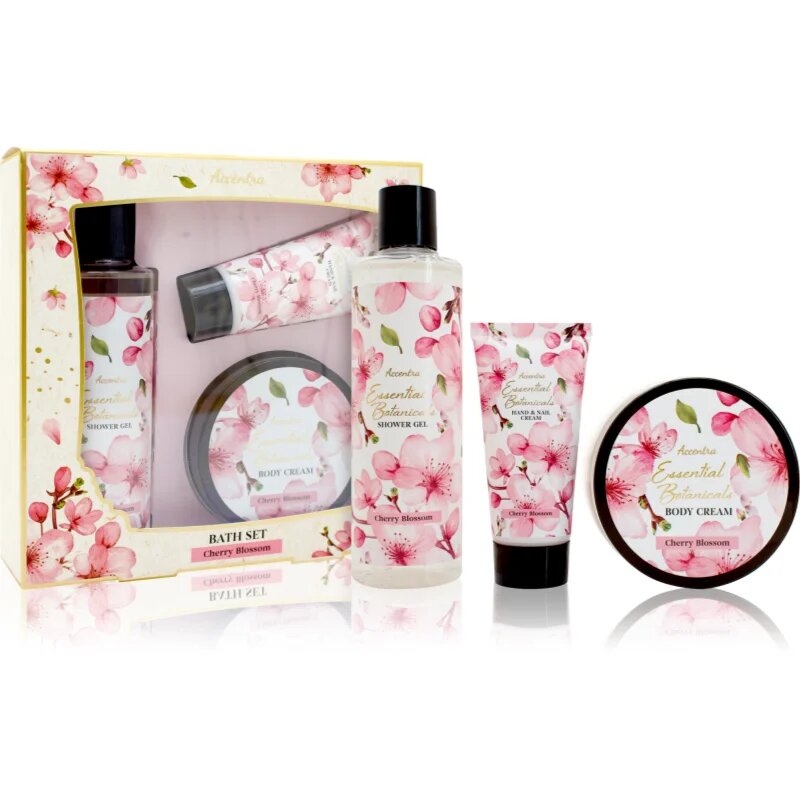 Accentra Essential Botanicals Bath Set darilni set za kopel 3 kos