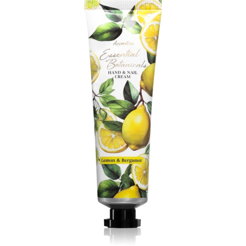 Accentra Essential Botanicals Hand & Nail Cream krema za roke in nohte z vonjem citron a bergamot 60 ml