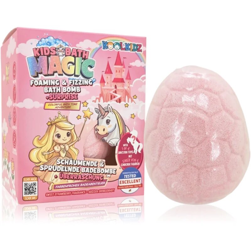 Accentra KOOLKIDZ kroglica za kopel za otroke s presenečenjem 160 g