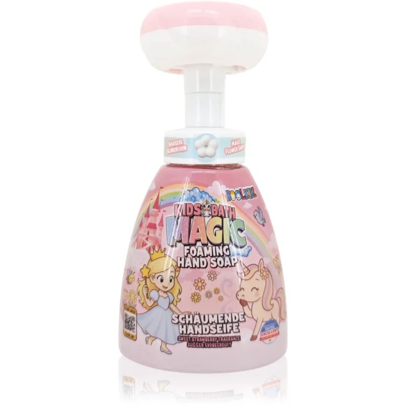 Accentra KOOLKIDZ penasto milo za roke z dozirno črpalko dišave Sweet Strawberry 310 ml
