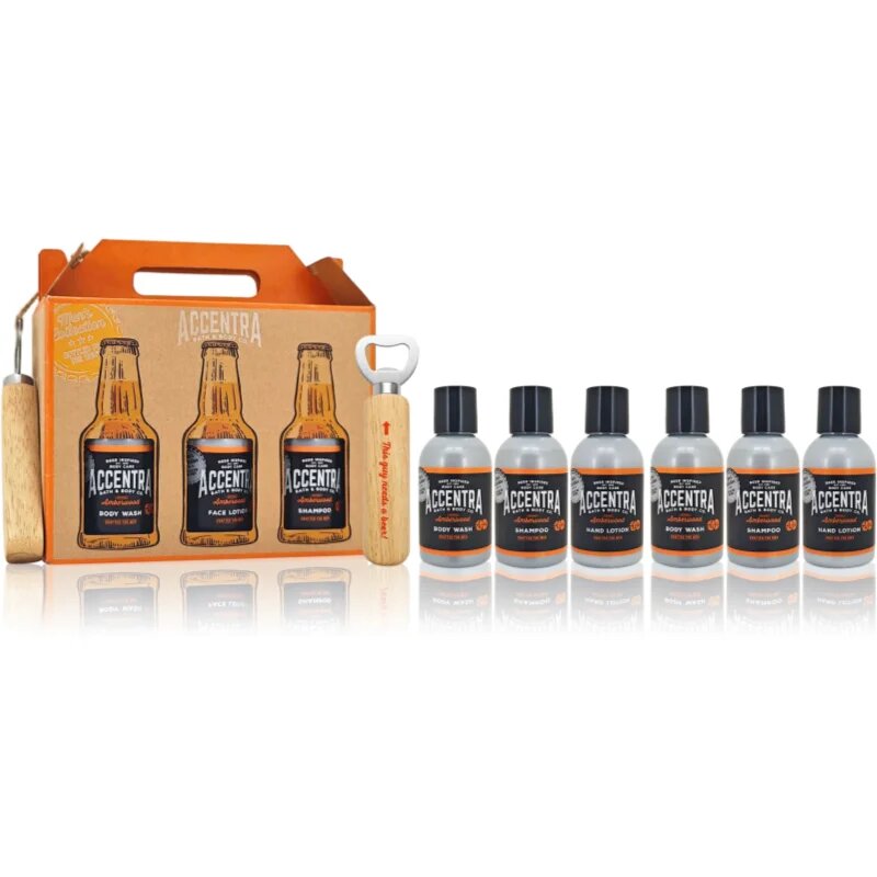 Accentra Men's Collection darilni set za moške dišave Amberwood