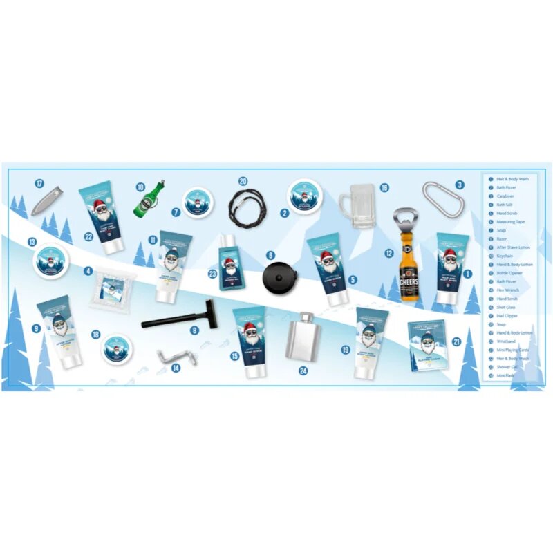 Accentra Men's Collection Winter Edition adventni koledar za moške