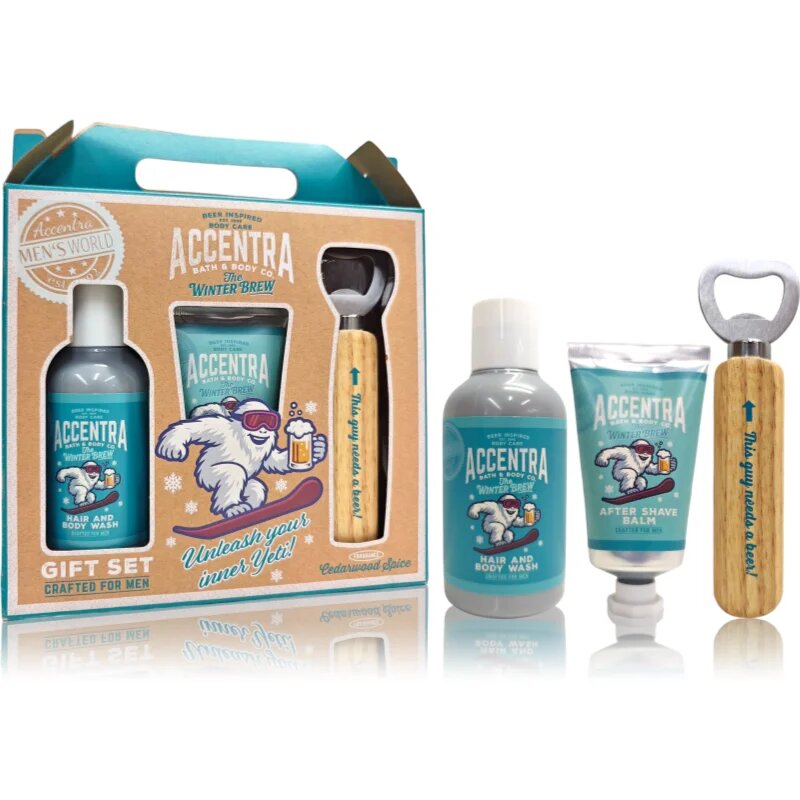 Accentra The Winter Brew Gift set darilni set za moške 1 kos