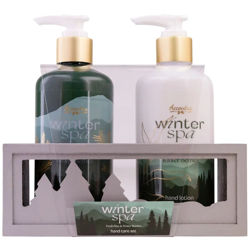 Accentra Winter Spa darilni set za roke dišave Fresh Pine & Winter Berries