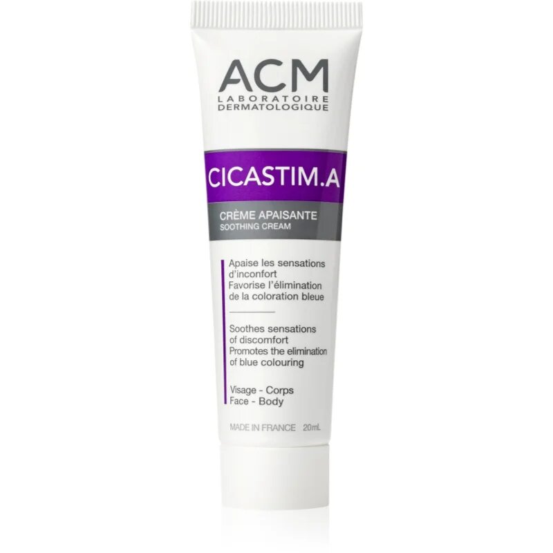 ACM Cicastim A Soothing Cream vlažilna pomirjajoča krema proti modricam in udarninam 20 ml
