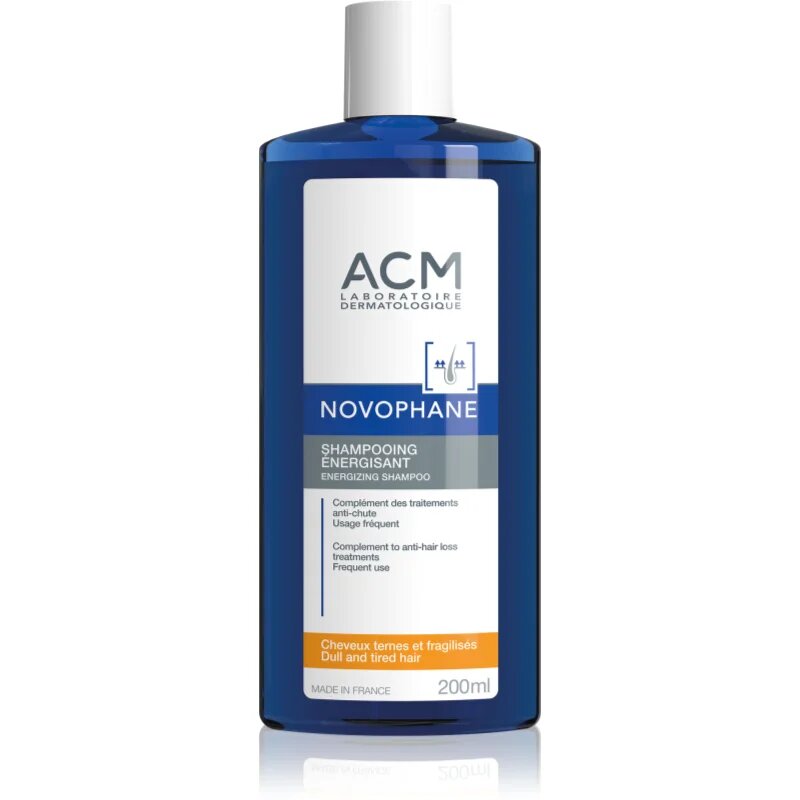 ACM Novophane krepilni šampon za oslabljene lase ki so nagnjeni k izpadanju 200 ml