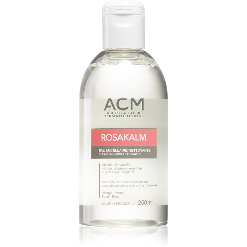 ACM Rosakalm Cleansing Miccealr Water čistilna micelarna voda za občutljivo kožo nagnjeno k rdečici 250 ml