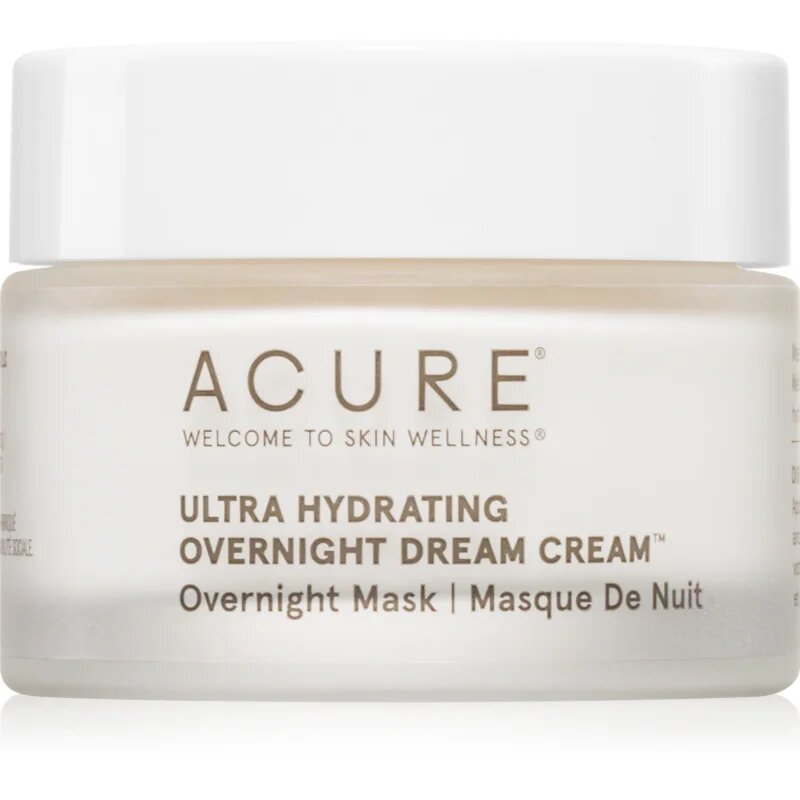 ACURE Ultra Hydrating nočna vlažilna maska in krema 50 ml