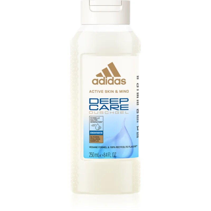Adidas Deep Care negovalni gel za prhanje s hialuronsko kislino 250 ml