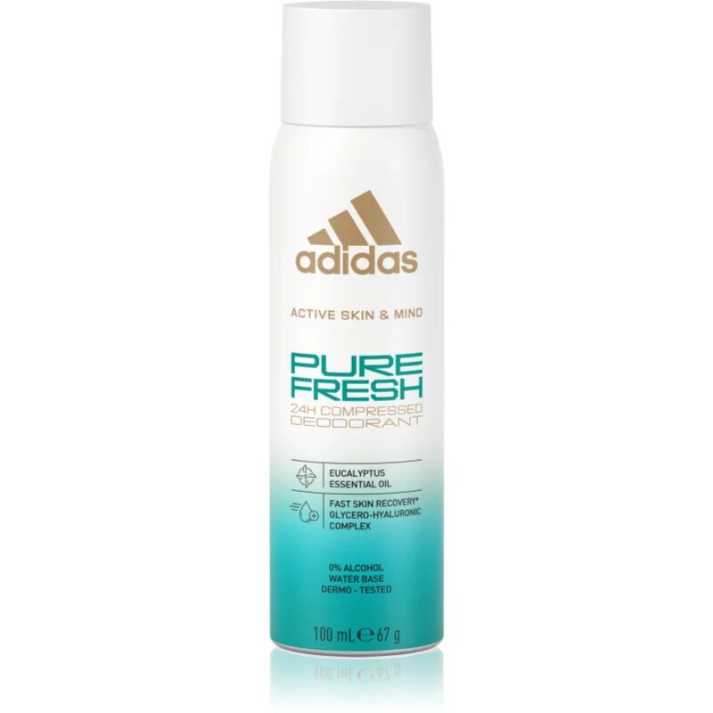 Adidas Pure Fresh deodorant v pršilu 24 ur 100 ml