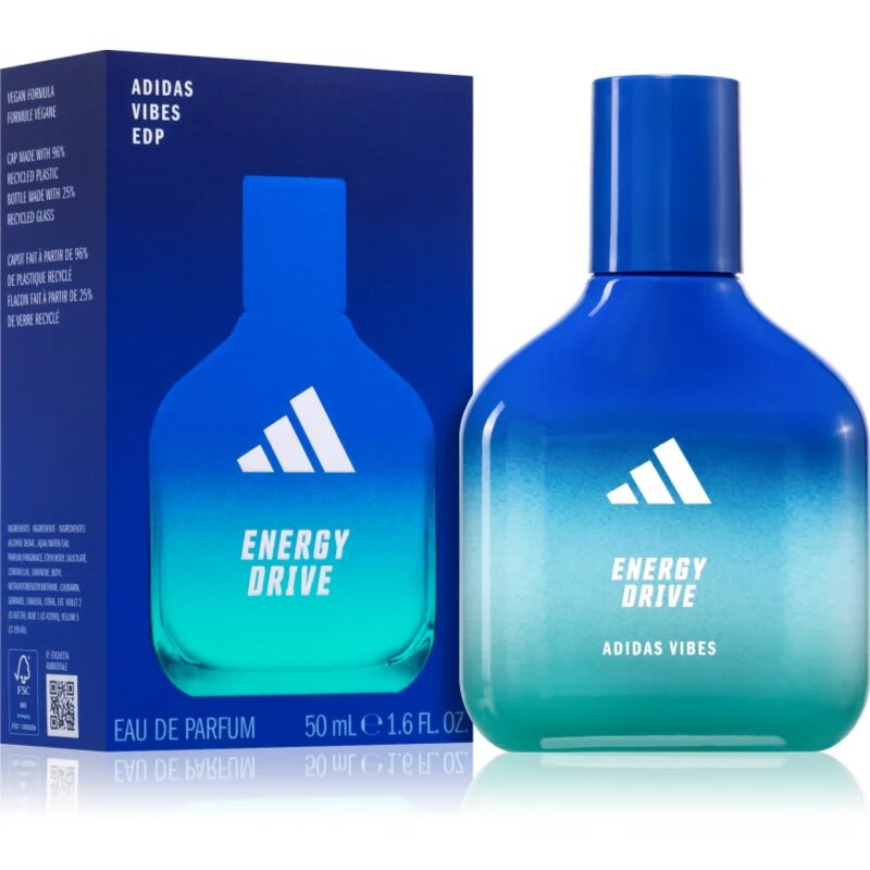 Adidas Vibes Energy Drive parfumska voda uniseks 50 ml