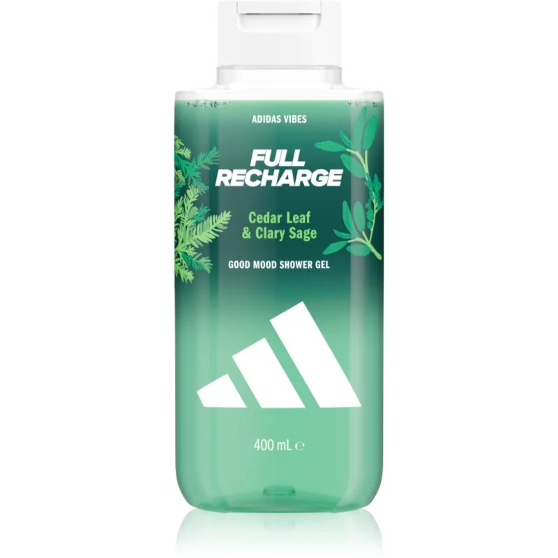 Adidas Vibes Full Recharge gel za prhanje uniseks 400 ml