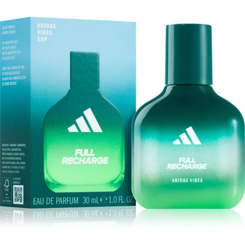 Adidas Vibes Full Recharge parfumska voda uniseks 30 ml