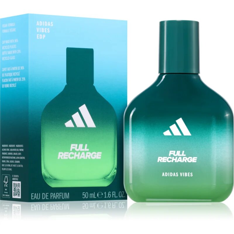 Adidas Vibes Full Recharge parfumska voda uniseks 50 ml