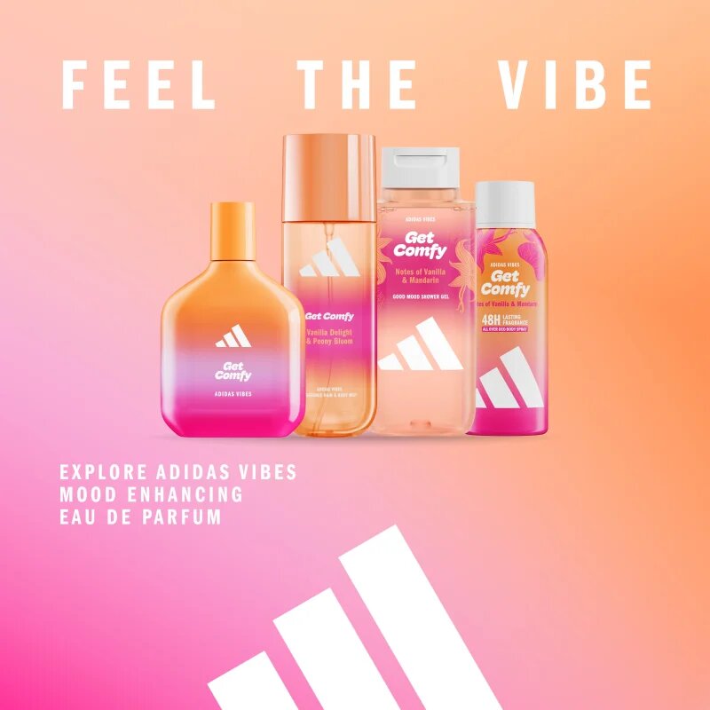 Adidas Vibes Get Comfy gel za prhanje uniseks 400 ml