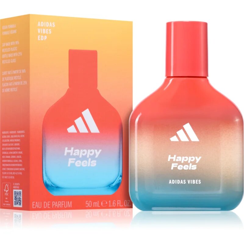 Adidas Vibes Happy Feels parfumska voda uniseks 50 ml