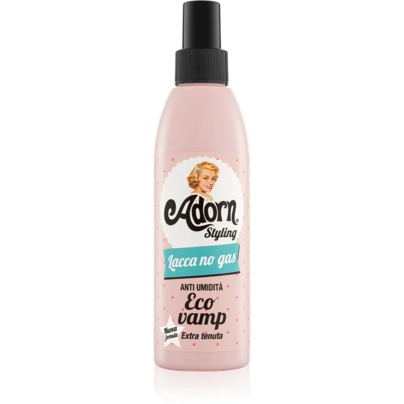 Adorn No Gas pršilo za volumen za mastne lase 200 ml