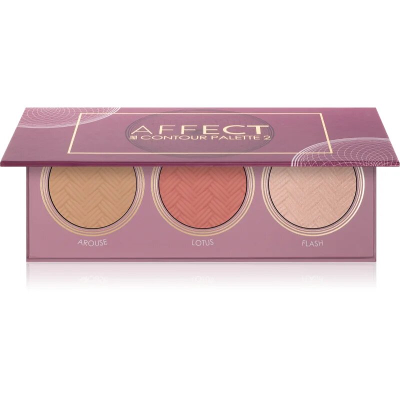 Affect Contour Palette 2 osvetljevalec bronzer in rdečilo 3x5 g