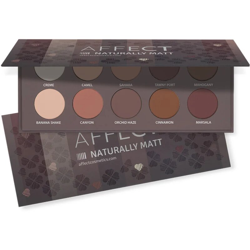 Affect Naturally Matt paleta senčil za oči 10x2 g