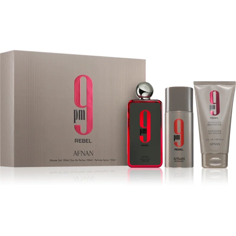 Afnan 9 PM Rebel darilni set uniseks