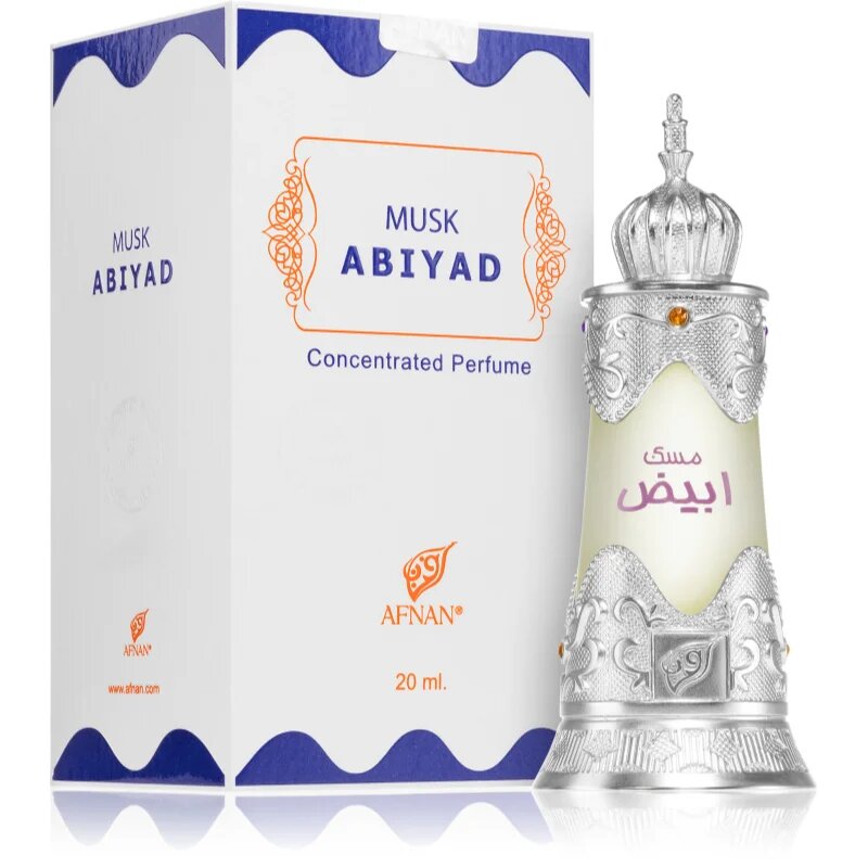 Afnan Musk Abiyad parfumirano olje uniseks 20 ml