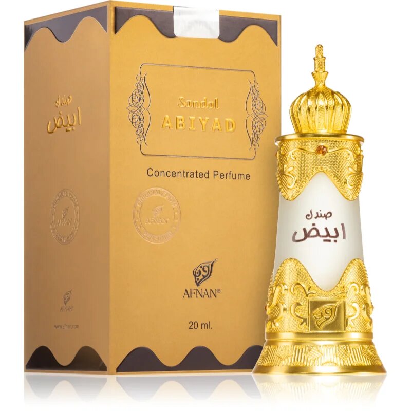 Afnan Sandal Abiyad parfumirano olje uniseks 20 ml