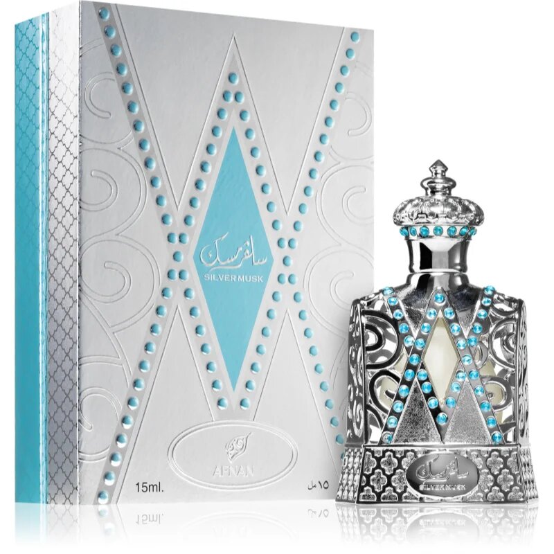 Afnan Silver Musk parfumirano olje uniseks 15 ml