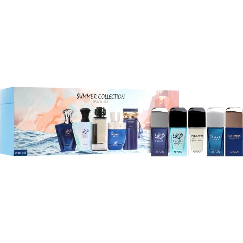 Afnan Summer Collection Travel Set darilni set za moške