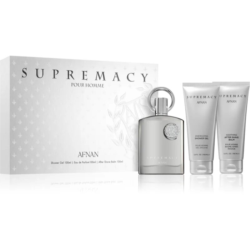 Afnan Supremacy Silver darilni set za moške