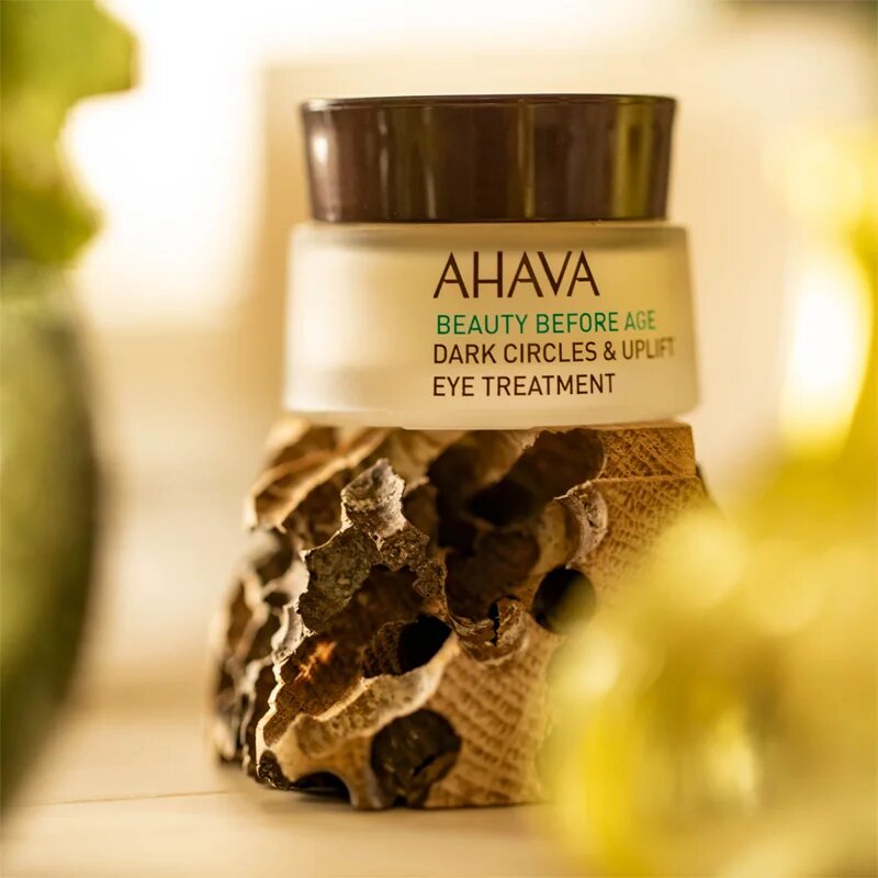 Ahava Beauty Before Age luksuzna krema za oči in veke proti oteklinam in temnim kolobarjem 15 ml