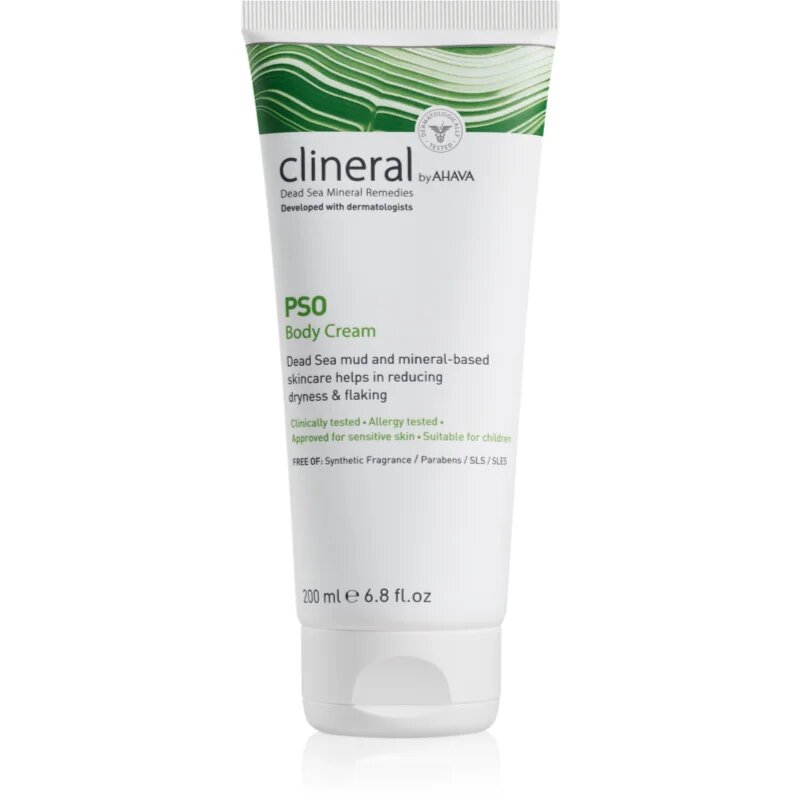 Ahava Clineral PSO vlažilna krema za telo za zelo suho kožo 200 ml