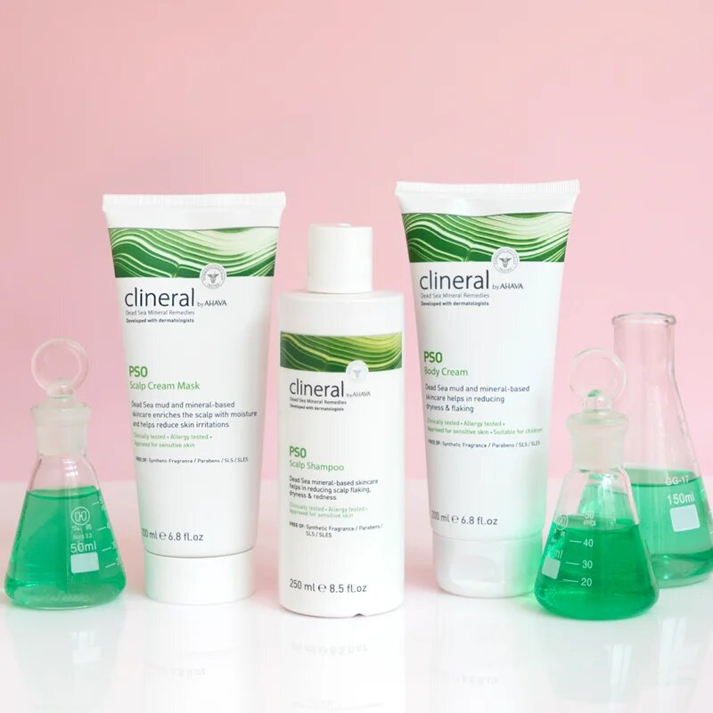 Ahava Clineral PSO vlažilna krema za telo za zelo suho kožo 200 ml