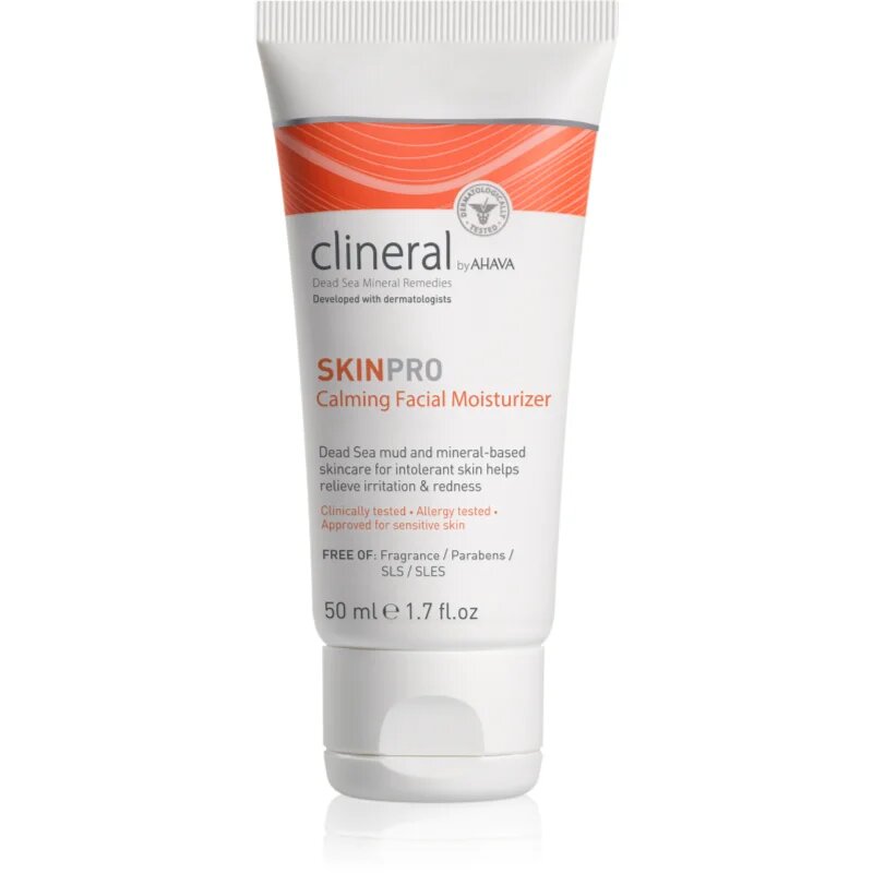 Ahava Clineral SKINPRO vlažilna in pomirjujoča krema za občutljivo in netolerantno kožo 50 ml