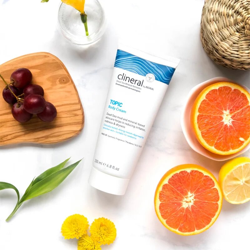 Ahava Clineral TOPIC pomirjajoča krema za telo za atopijsko kožo 200 ml