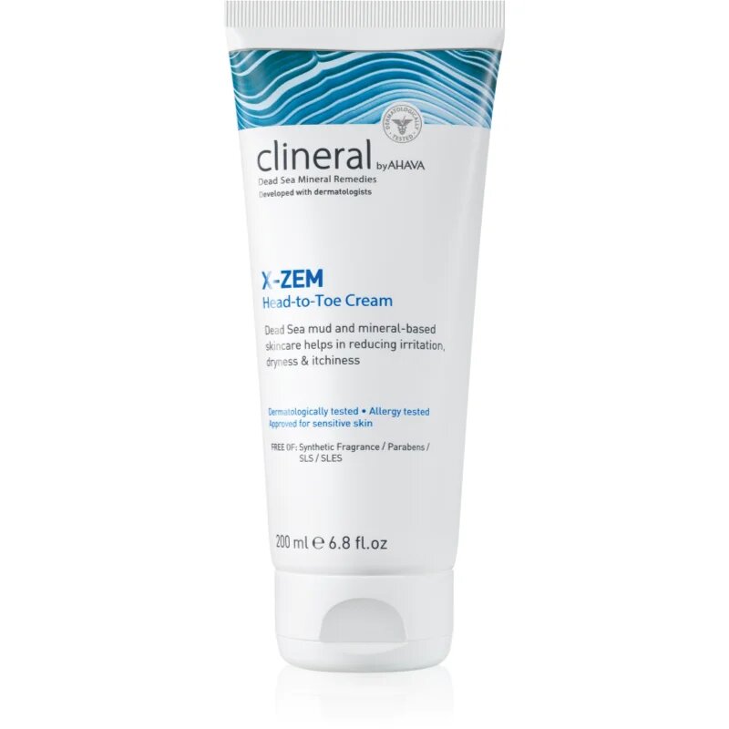 Ahava Clineral X-ZEM intenzivna krema za celo telo proti draženju in srbenju kože 200 ml