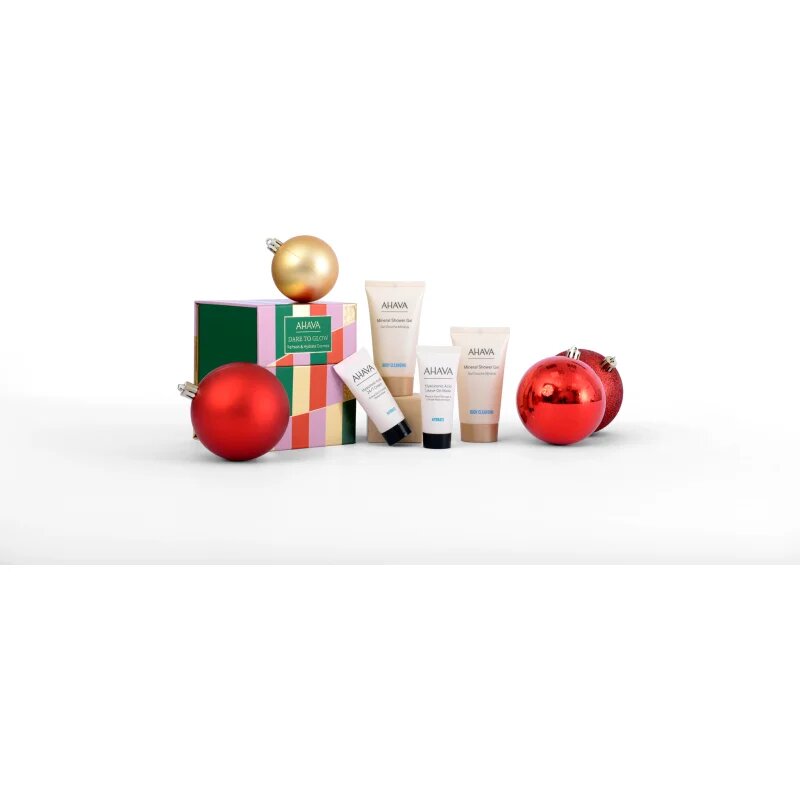 Ahava Dare to Glow Refresh & Hydrate Express darilni set za telo in obraz