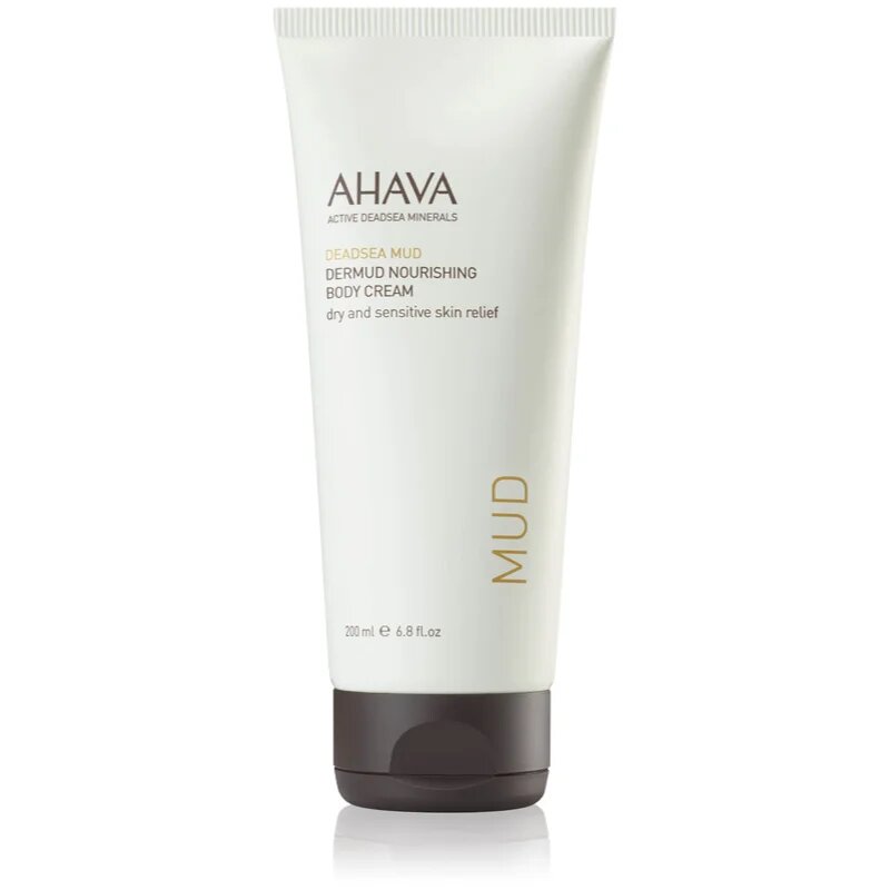 Ahava Dead Sea Mud hranilna krema za telo za suho in občutljivo kožo 200 ml