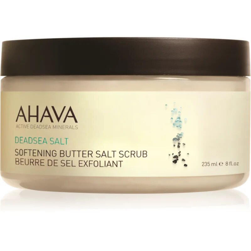 Ahava Dead Sea Salt mehčalno piling maslo s soljo iz Mrtvega morja 220 g