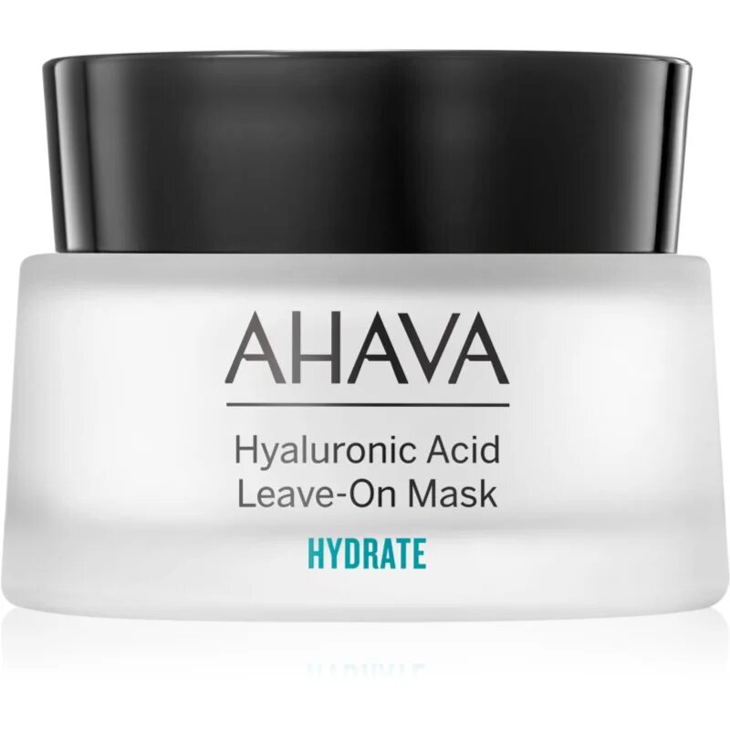 Ahava Hyaluronic Acid Leave-On Mask vlažilna kremasta maska s hialuronsko kislino 50 ml