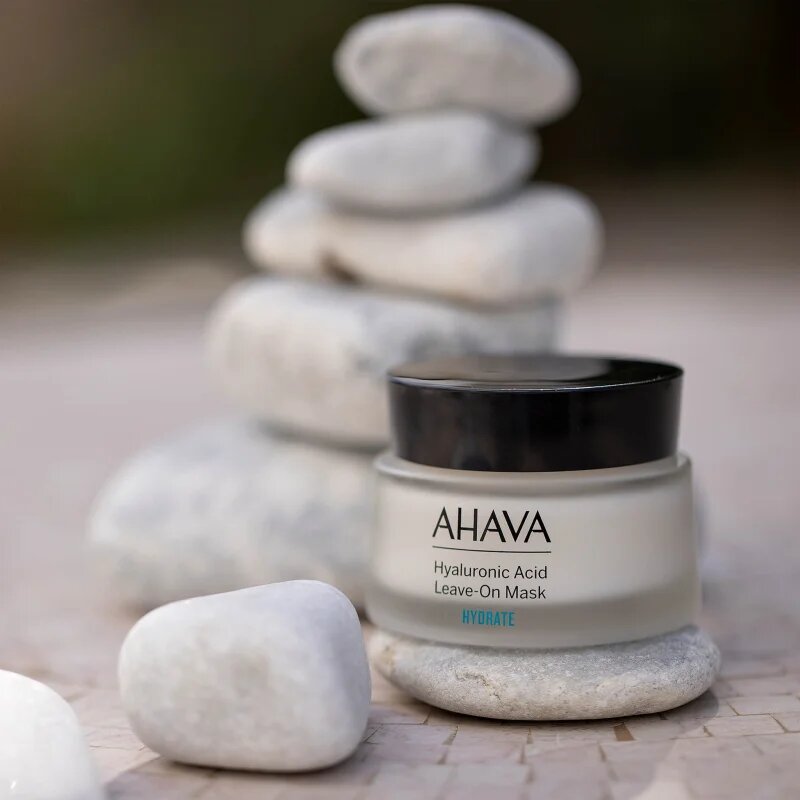 Ahava Hyaluronic Acid Leave-On Mask vlažilna kremasta maska s hialuronsko kislino 50 ml