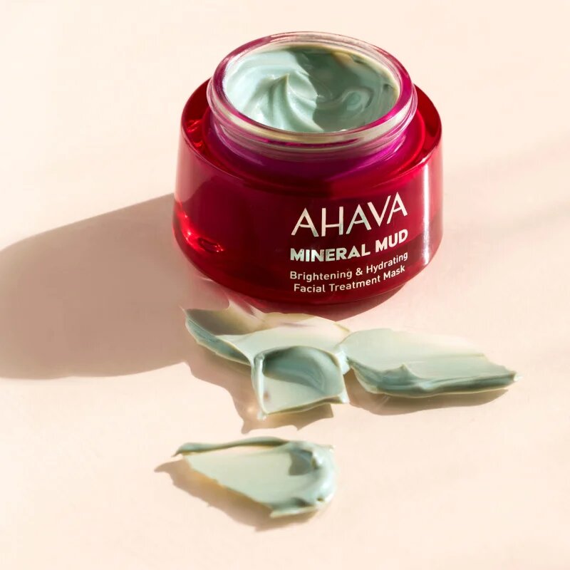 Ahava Mineral Mud posvetlitvena maska za obraz z vlažilnim učinkom 50 ml